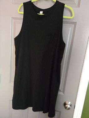 Classic Black Sleeveless Tank Dress
